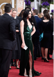 Conchita on the Golden Globe red carpet. Photo : Twitter