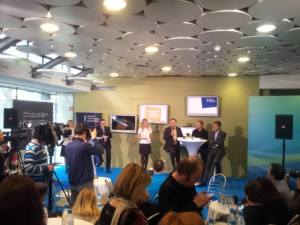 Live from the EMA 2015 Press Centre. Photo : Eurovision Ireland/Jan Vehar