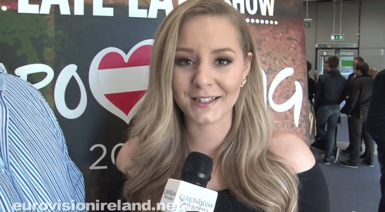 Erika Selin Interview. Photo : Eurovision Ireland