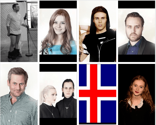 Iceland Eurovision 2015 Selection Finalists