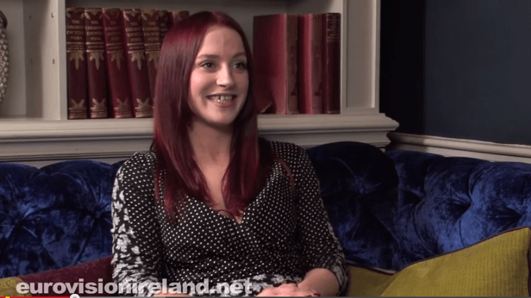 Kat Mahon Interview. Photo : Eurovision Ireland