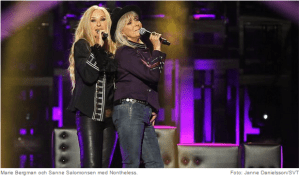 Marie Bergman and Sanne Salomonsen