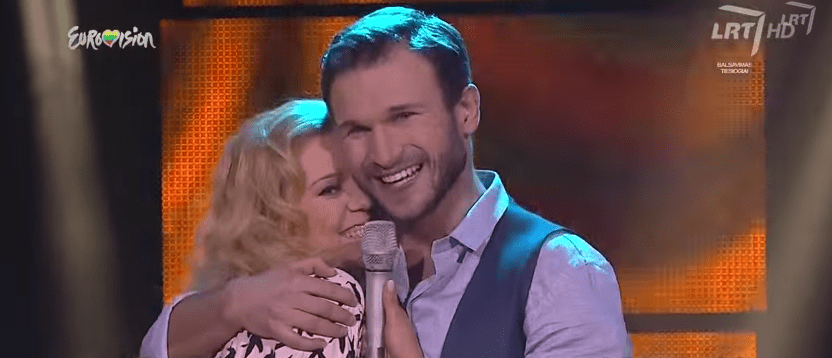 Vaidas and Monika for Eurovision 2015. Photo : YouTube 