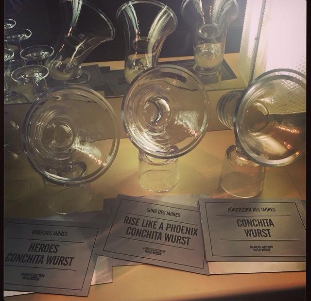 Conchita Wurst Wins! Photo : Facebook