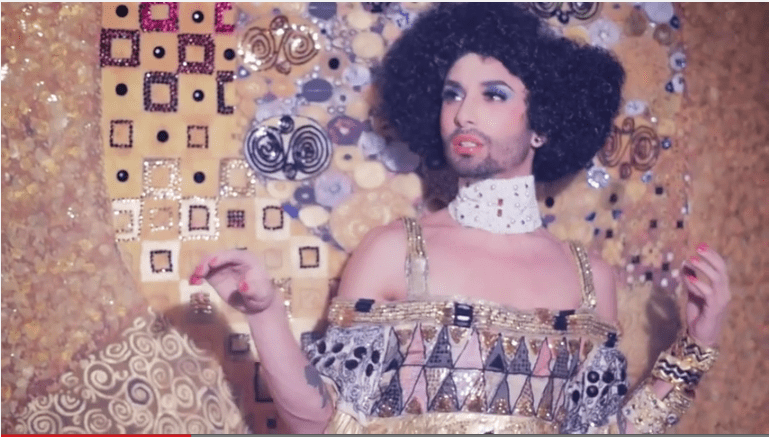 Conchita as the Golden Adele