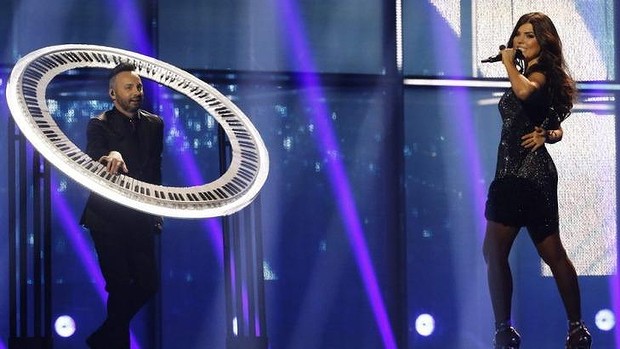 Paula and Ovi - Eurovision 2014. Photo : YouTube