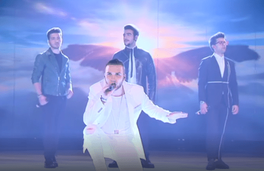 Grande Amore – Il Volo e Briga – 2 maggio. Photo : Witty TV