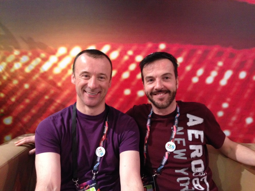 Willie Murphy (left) and Diarmuid Furlong