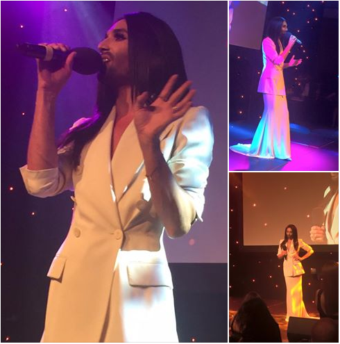 Conchita at the Icon Awards