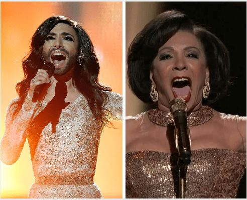 Conchita and Dame Shirley Bassey
