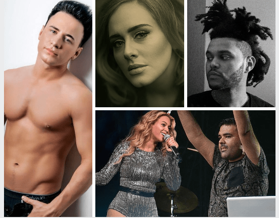 Ryan and Adele and Beyonce