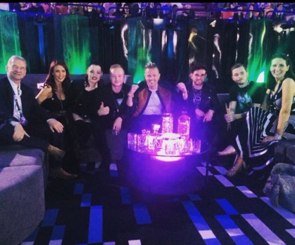 Nicjy and team Ireland